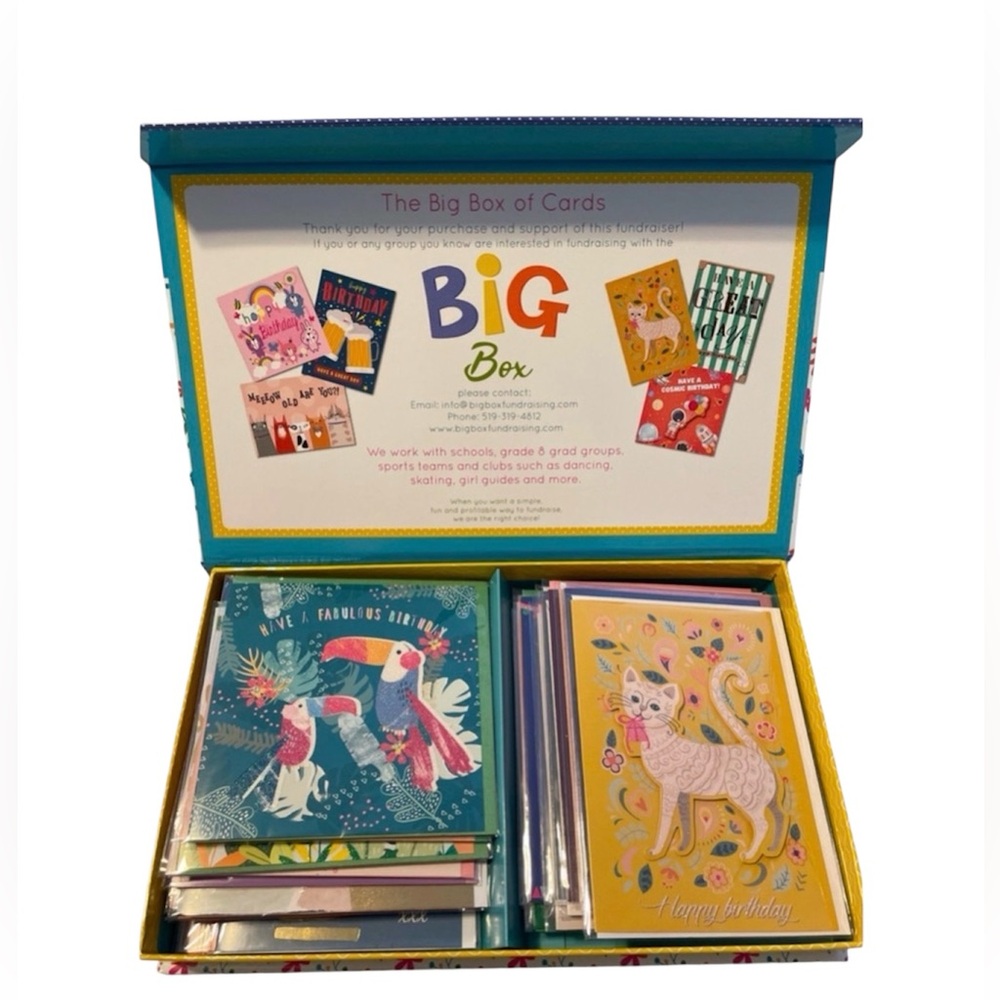 Birthday Cards - Box of 35 Cards